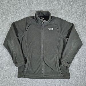 The‎ North Face Zip Up Fleece Jacket Black Women's Size XL Winter Outdoors